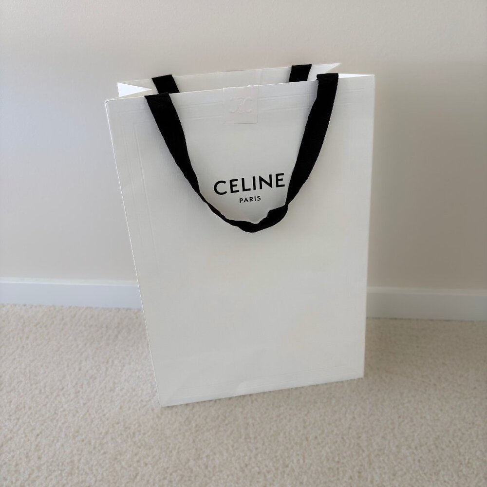 Authentic Celine Paper Shopping Bag - Large
